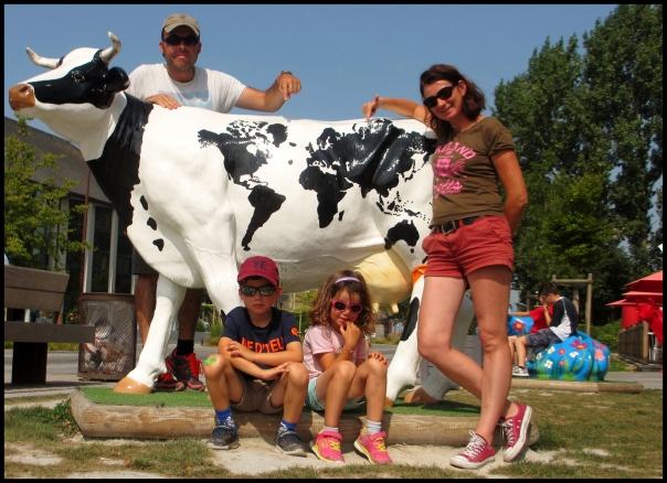 photo famille vache